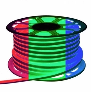 Лента "Гибкий Неон" (18х21) GLS-5050-80-10-220-NL-IP67-RGB катушка 50м