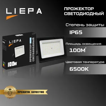 LEPA Прожектор светодиодный 6500К 100W (24шт)